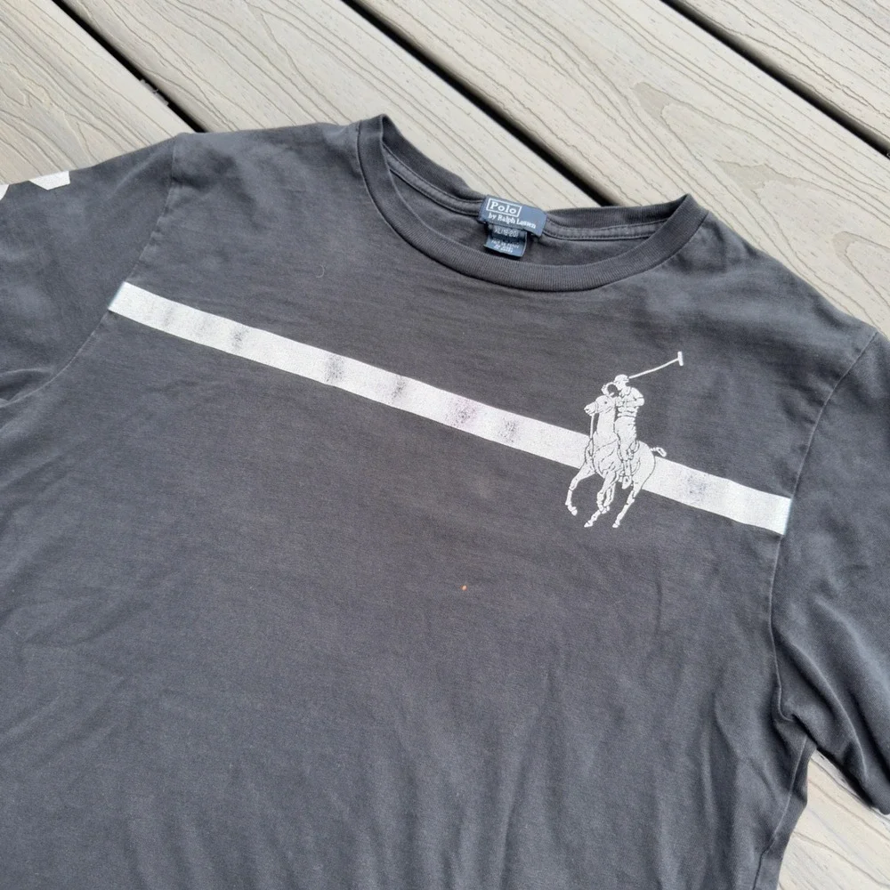 Vintage Single Stitch 90s Polo Ralph Lauren Big Pony Logo Short Sleeve T-Shirt